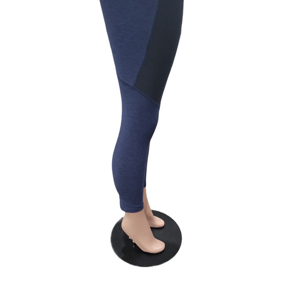 NEW Outdoor Voices Spring 7/8 Color Block Athletic Leggings Black Blue‎ Size S - Picture 13 of 14